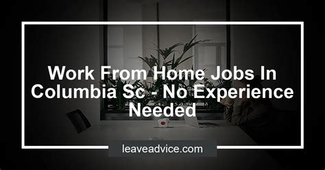But we believe its all about teaming up to find efficient solutions, tackling challenges head-on and nurturing a spirit of passion for the work. . Remote jobs columbia sc